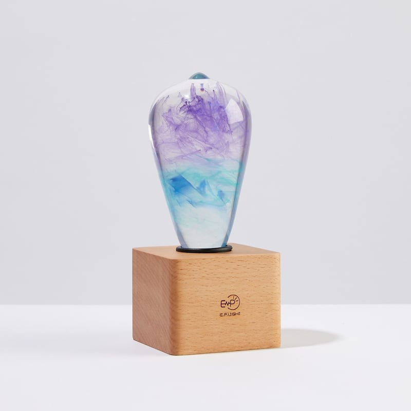 EP Light 6.3" wood Table Lamp Ambient Bedside Lamp - Faith