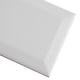 preview thumbnail 6 of 6, Merola Tile Crown Heights Beveled Matte White 3" x 6" Ceramic Wall Tile