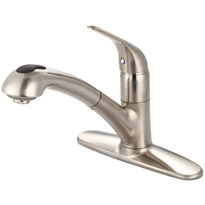 Pioneer Faucets 2LG220 Legacy 1.5 GPM Single Hole Kitchen Faucet - PVD Brushed Nickel