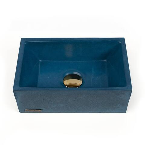 Concretti Designs Houston Handmade Concrete Vessel Sink