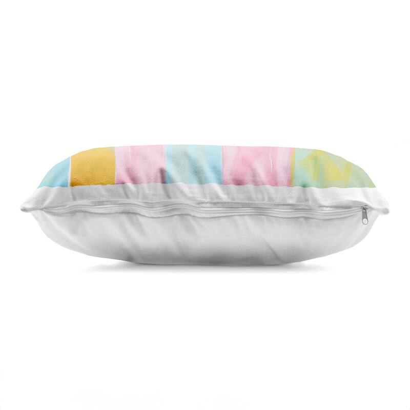 Stupell Blocked Pastels & Sunglasses Decorative Printed Throw Pillow Design by Arlington Prints