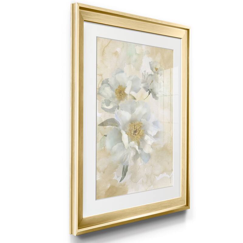 Soft Peonies I Premium Framed Print - Ready to Hang