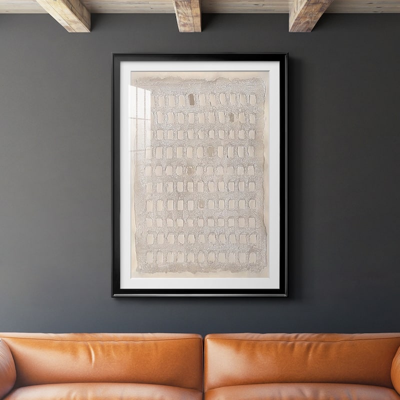 Pearl Punch Card I Premium Framed Print - Ready to Hang