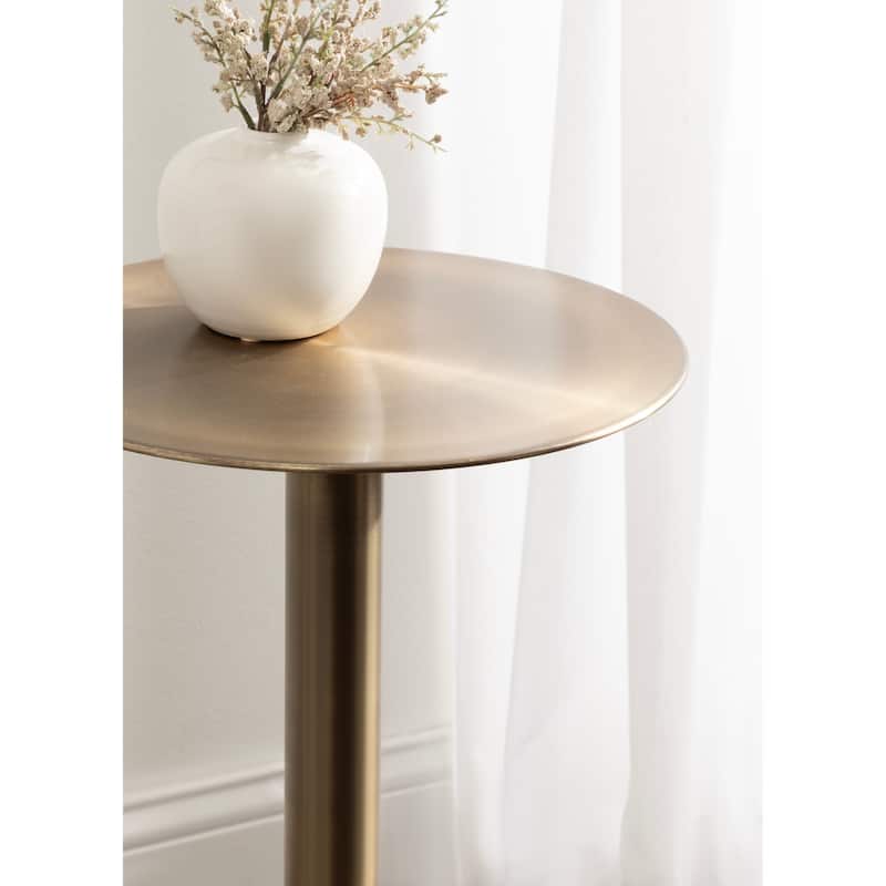Kate and Laurel Cannings Round Metal Table