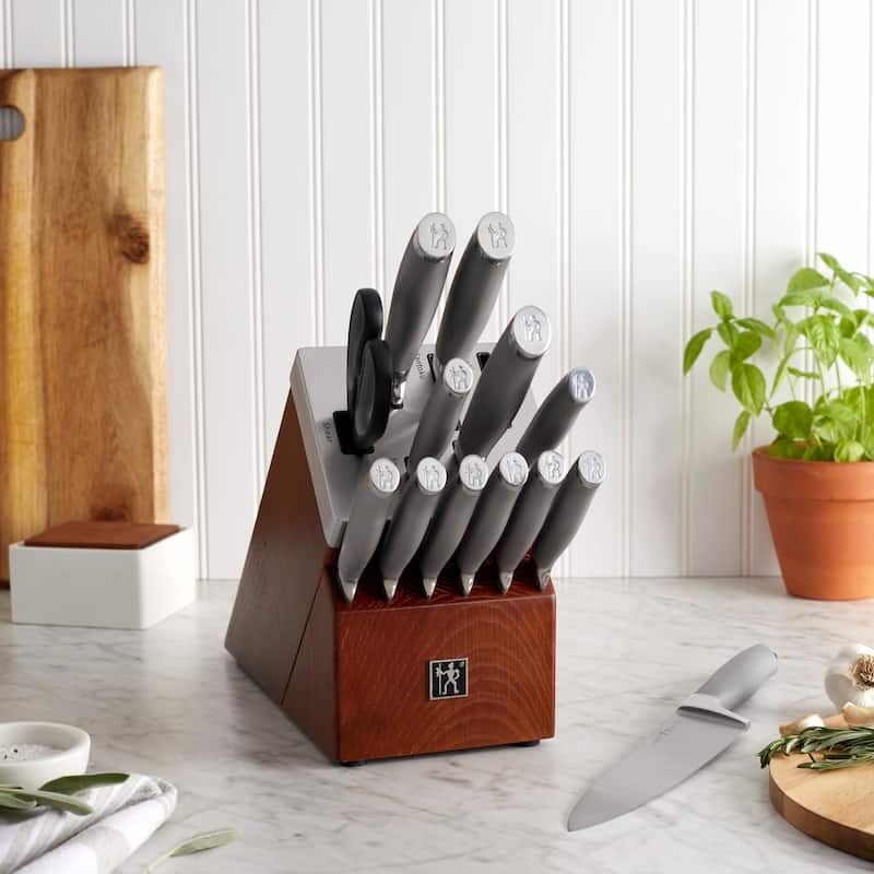 Modernist 14-pc Self-Sharpening Block Set