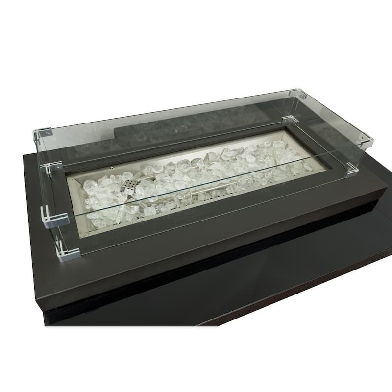 AZ Patio Heaters Two Tiered Firepit in Black Mocha - N/A