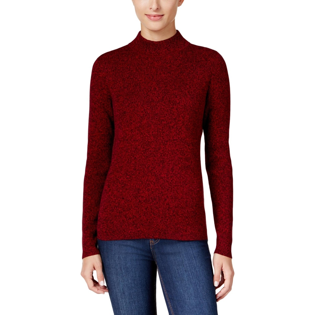 karen scott mock turtleneck sweater