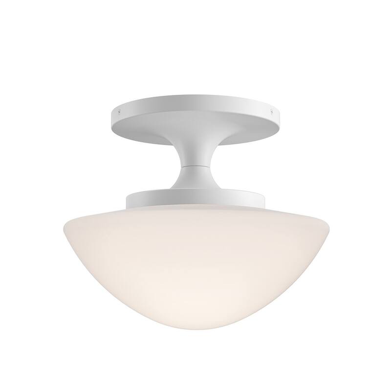 Hinkley Lighting 47813 Knox 12" Wide Semi-Flush Bowl Ceiling Fixture - Chalk White