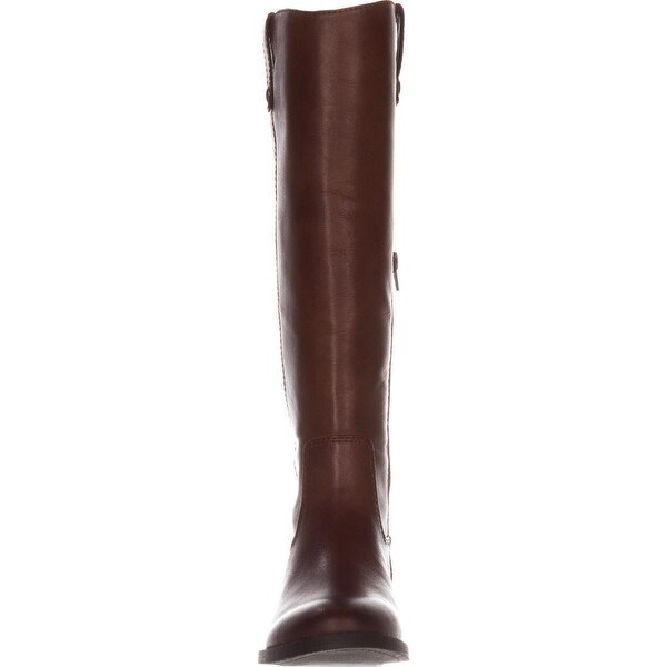 INC FRANKII Women Riding Boots 6 M, BLACK