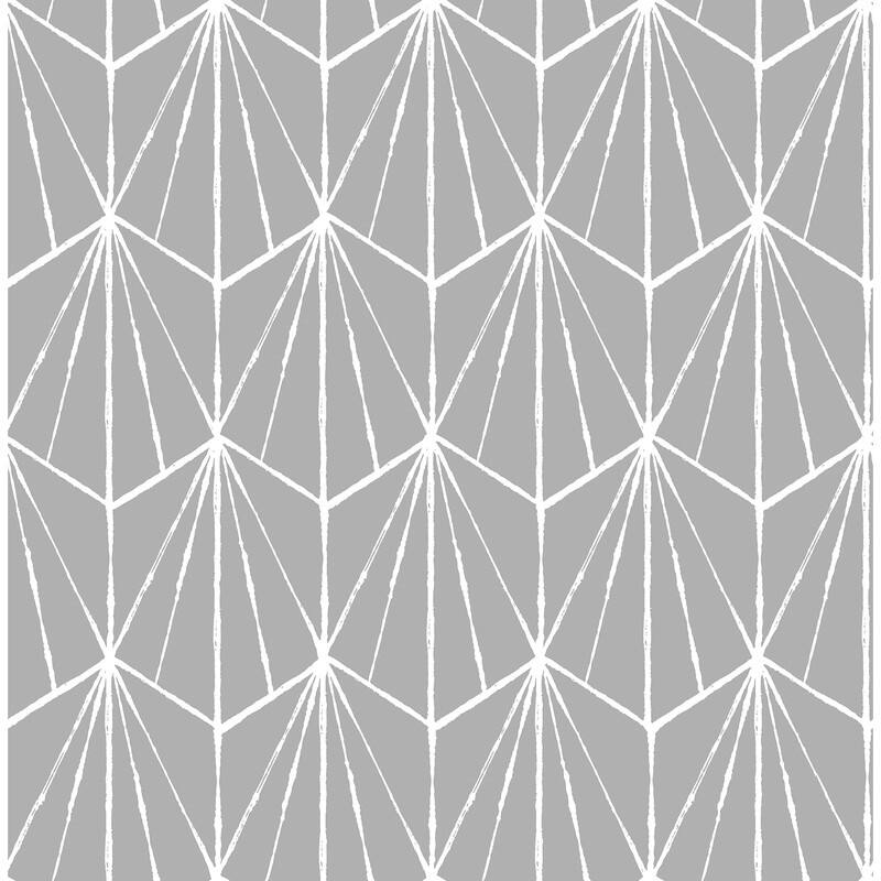 NuWallpaper Grey Dorset Peel & Stick Wallpaper