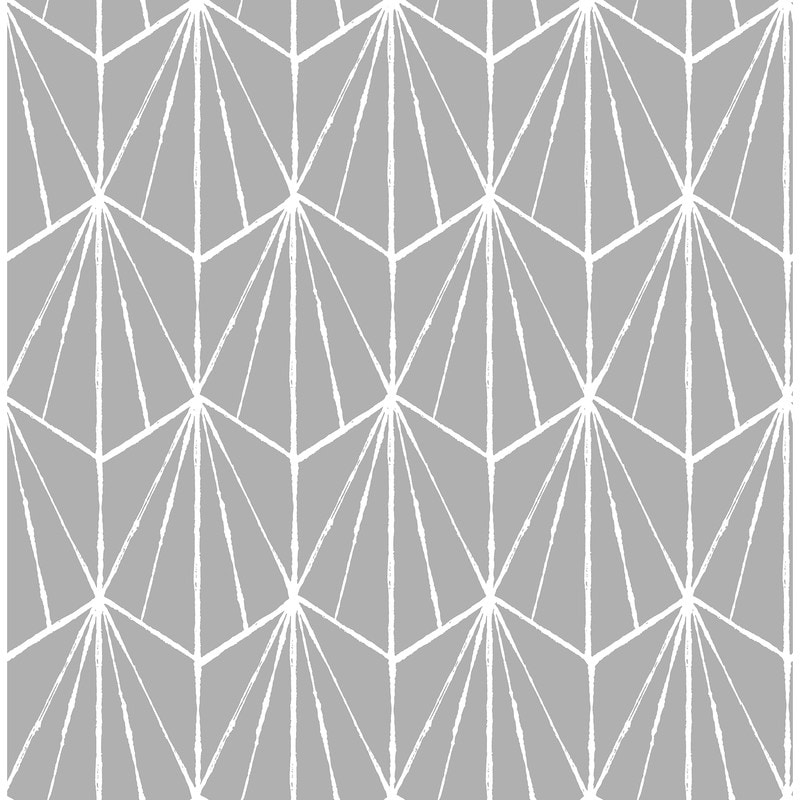 NuWallpaper Grey Dorset Peel & Stick Wallpaper