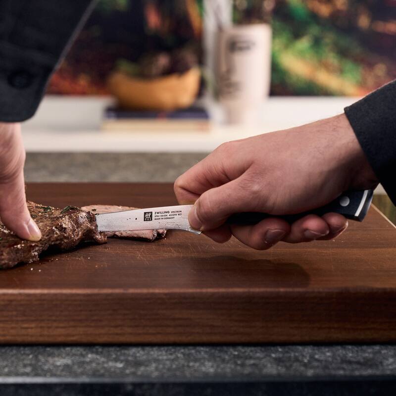 ZWILLING Spectrum 4-pc Steak Knife Set with Wood Presentation Box - Black
