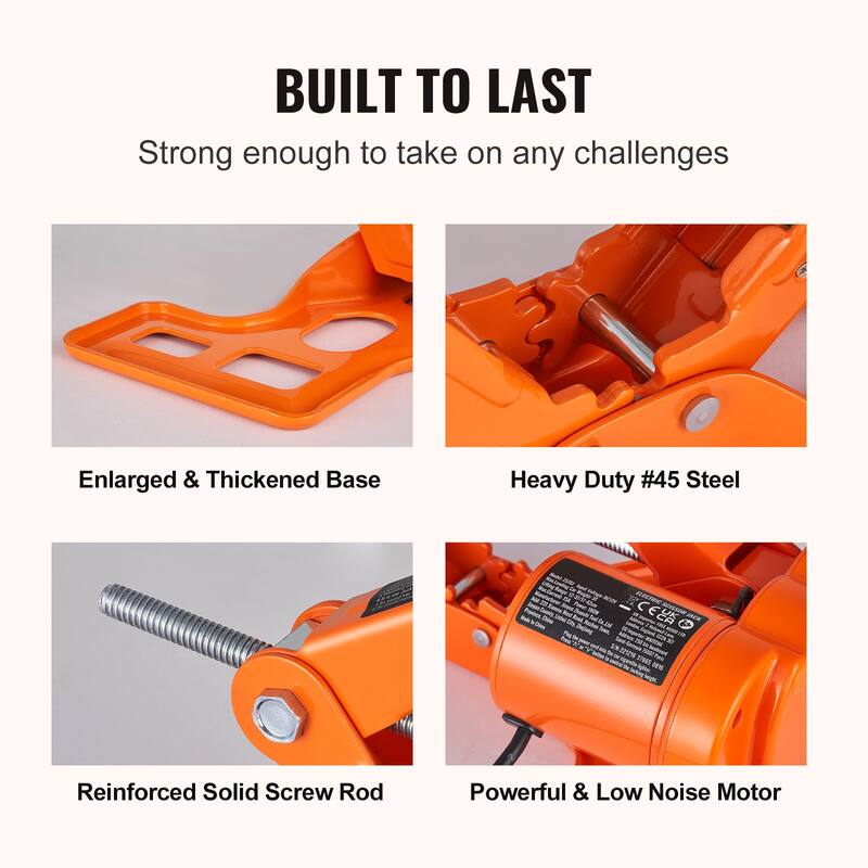 12V Electric Automatic Jack with Double Saddles and Remote Control