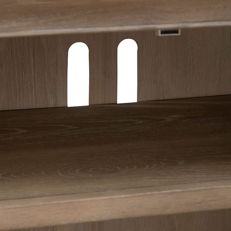 Liberty Furniture Brentwood TV Entertainment Console Stand 78" - Width 78" x Depth 19" x Height 30"
