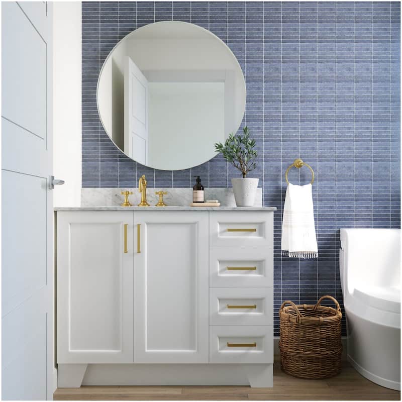 Ariel Q043SLCW2RVO Taylor 43" Free Standing Single Rectangular Basin