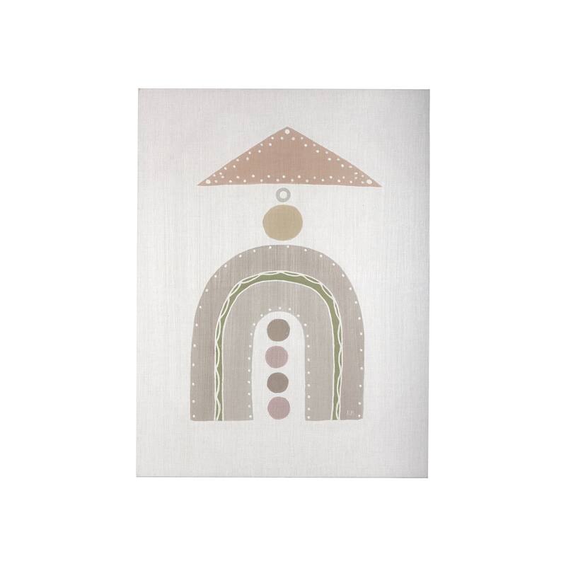 Pavilion Neutral I (30 x 40) Canvas Art Print - Small