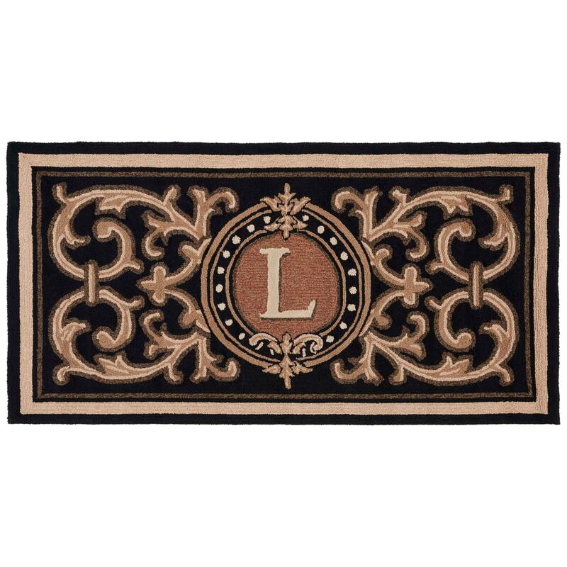 SAFAVIEH Handmade Monogram Bruneta Casual Rug
