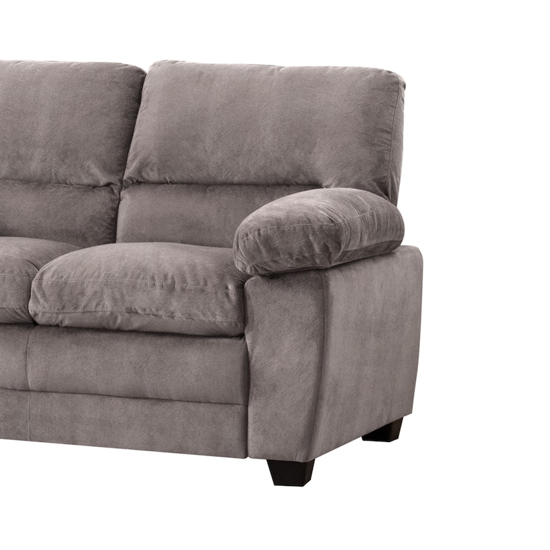 Andres Contemporary Upholstered Living Room Loveseat