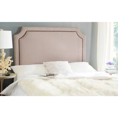 SAFAVIEH Star Taupe Linen Upholstered Headboard