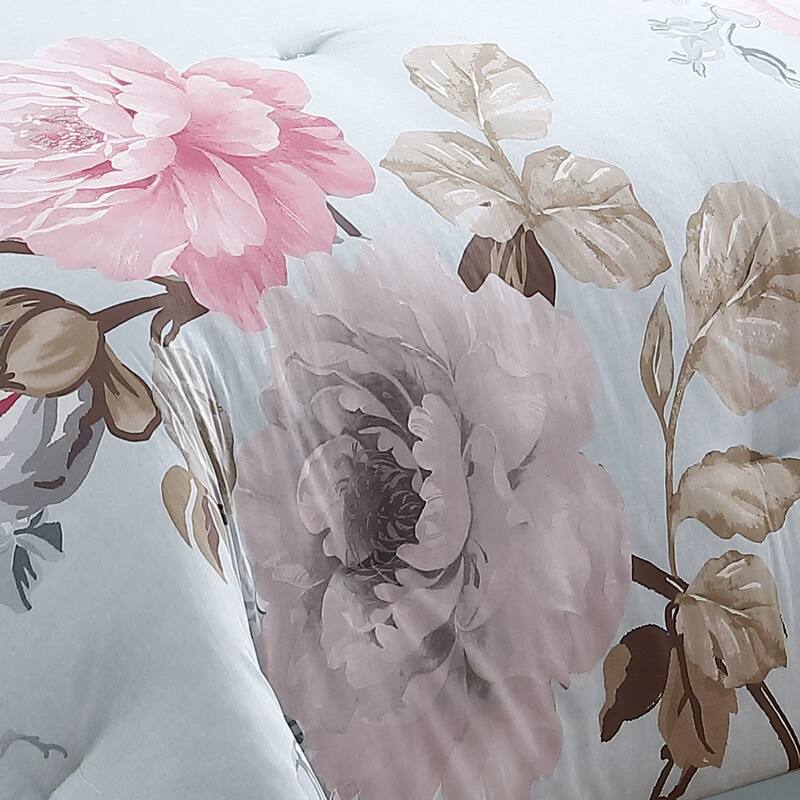 Riverbrook Home Ridgely Blush 100 Percent Cotton 7 Piece Comforter Set