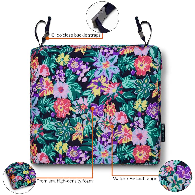 Vera Bradley by Classic Accessories Water-Resistant Patio Seat Cushion