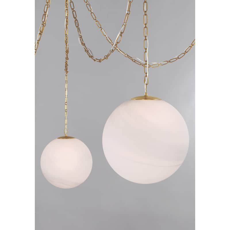 Minka Lavery 5219 Marbelle 5 Light 85" Wide Multi Light Pendant with