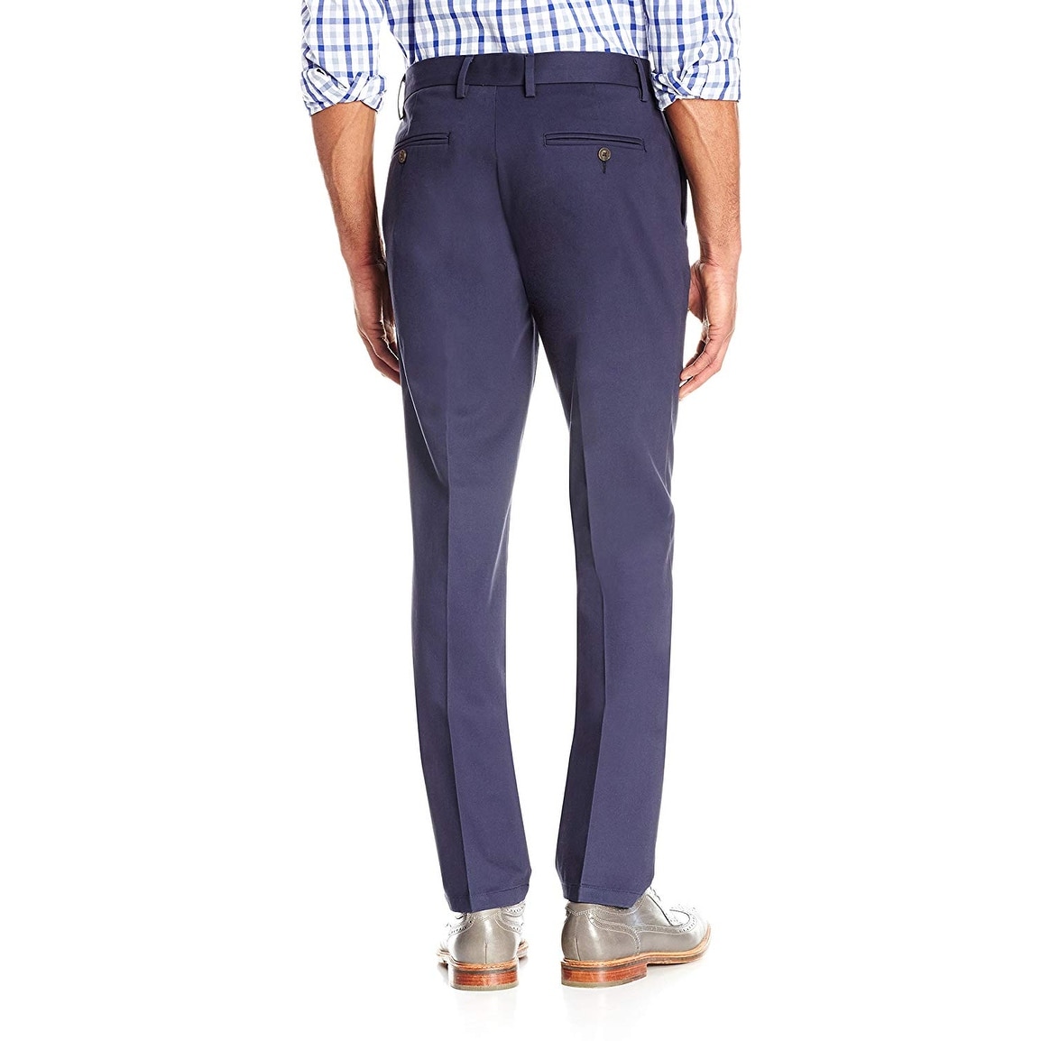 Goodthreads Men/'s Slim-Fit Wrinkle-Free Dress Chino Pant, Size 40W x 28L Navy