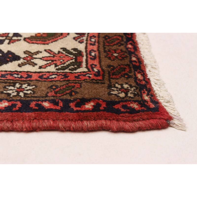 ECARPETGALLERY Hand-knotted Andelz Red Wool Rug - 3'7 x 5'11