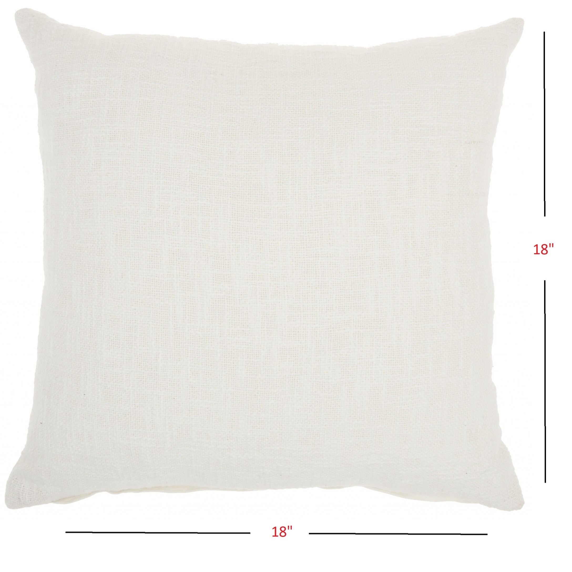 White woven on sale pillow