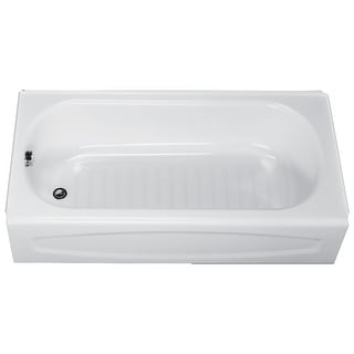 American Standard New Salem 60" Enameled Steel Soaking Bathtub with