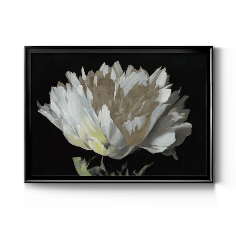 WHITE PEONY Premium Framed Canvas - Ready to Hang