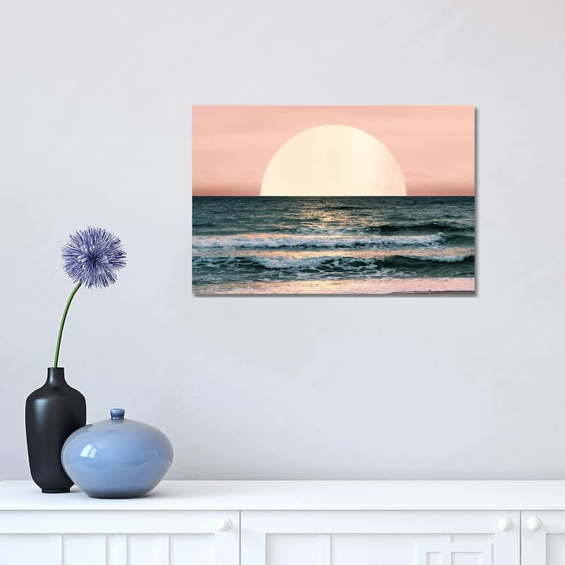 iCanvas "Ocean Beach Sunset" by Nature Magick Canvas Print - 12x18x1.5