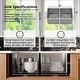 preview thumbnail 4 of 4, Karran 30" Undermount 16-Gauge Stainless Steel 50/50 Double Bowl Kitchen Sink Kit