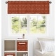 preview thumbnail 2 of 4, Boho Arrow Window Curtain Valance - Ivory Burnt Orange Off White Modern Farmhouse Southwest Shabby Chic Neutral Bohemian Diamond