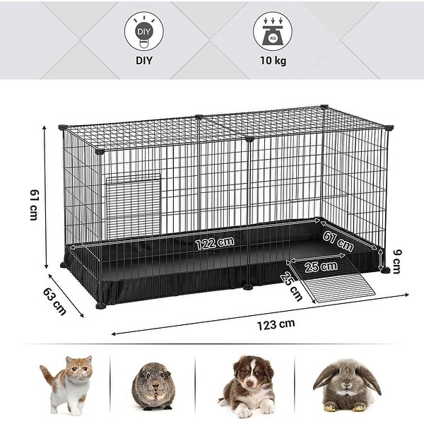 Guinea pig online playpen with mat