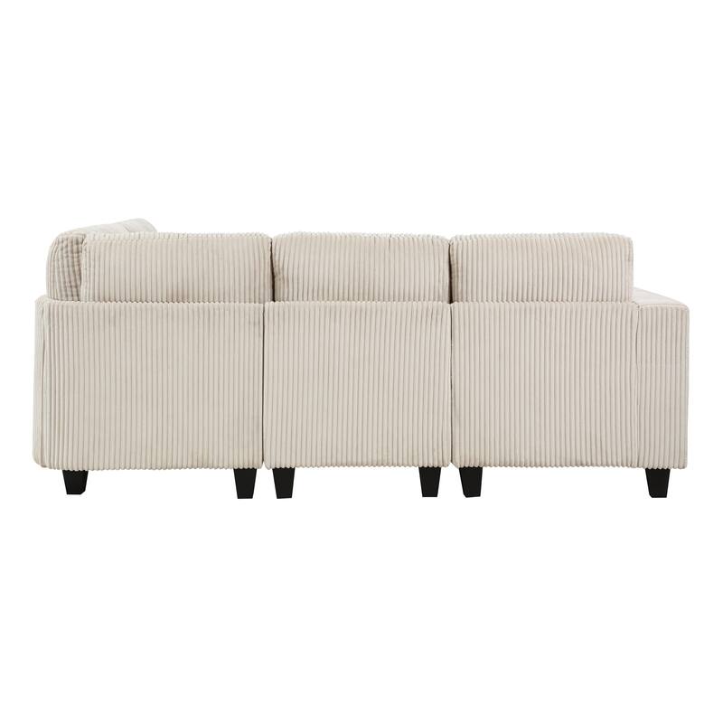 Kenlis 4-Piece Modular Sectional Sofa with Storage