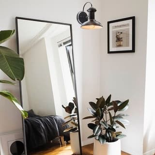 1-Light dimmable sconces lights ‎oil rubbed bronze wall light steel kitchen light - N/A