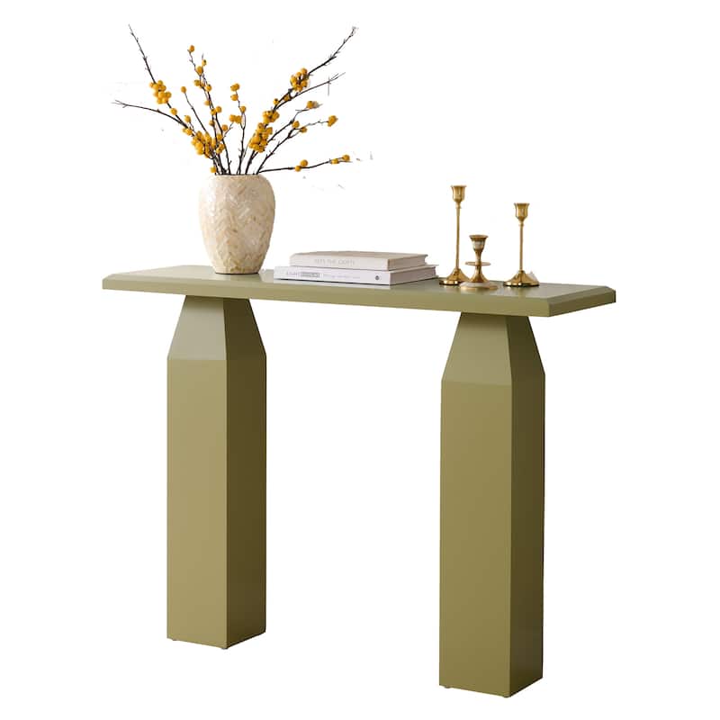 Sienna Contemporary Wood Console Table for Entryway or Living Room