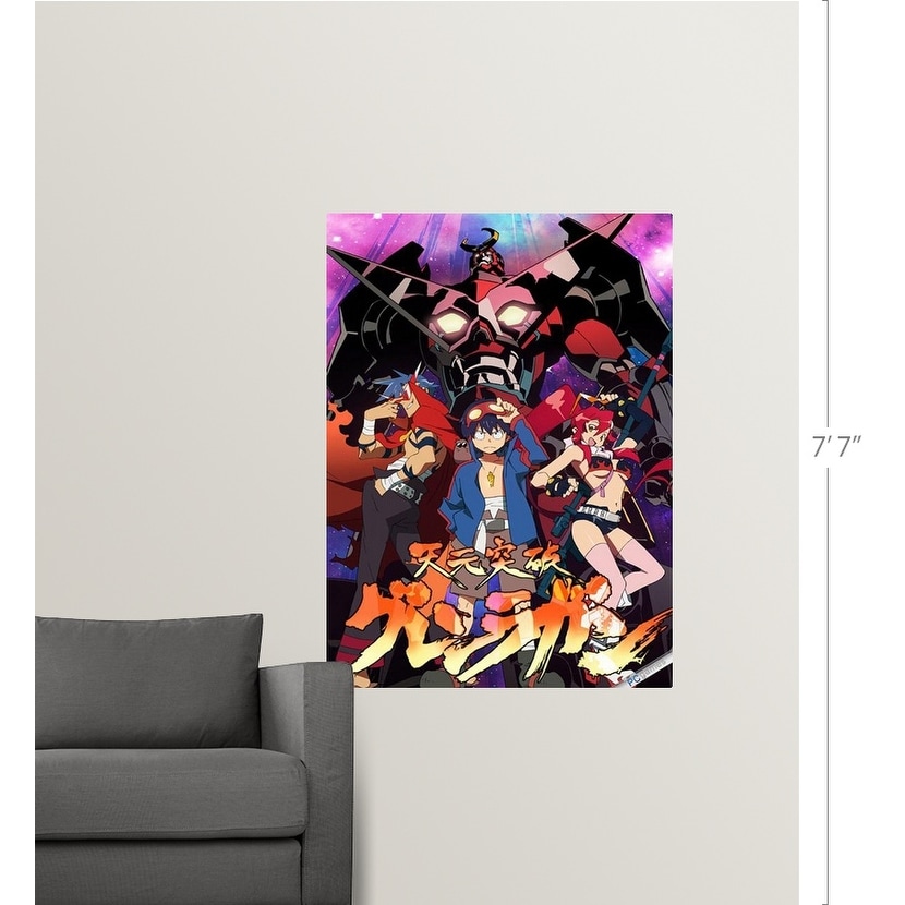 Tengen Toppa Gurren Lagann (TV) (2007) Poster Print - Multi - Bed