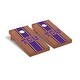 preview thumbnail 1 of 3, Texas Christian University TCU Horned Frogs Rosewood Cornhole Board Set