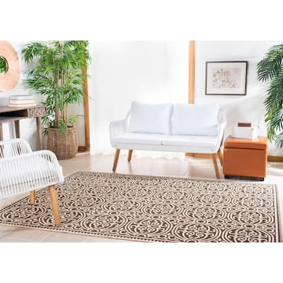 SAFAVIEH Linden Myriame Indoor/ Outdoor Waterproof Patio Backyard Rug