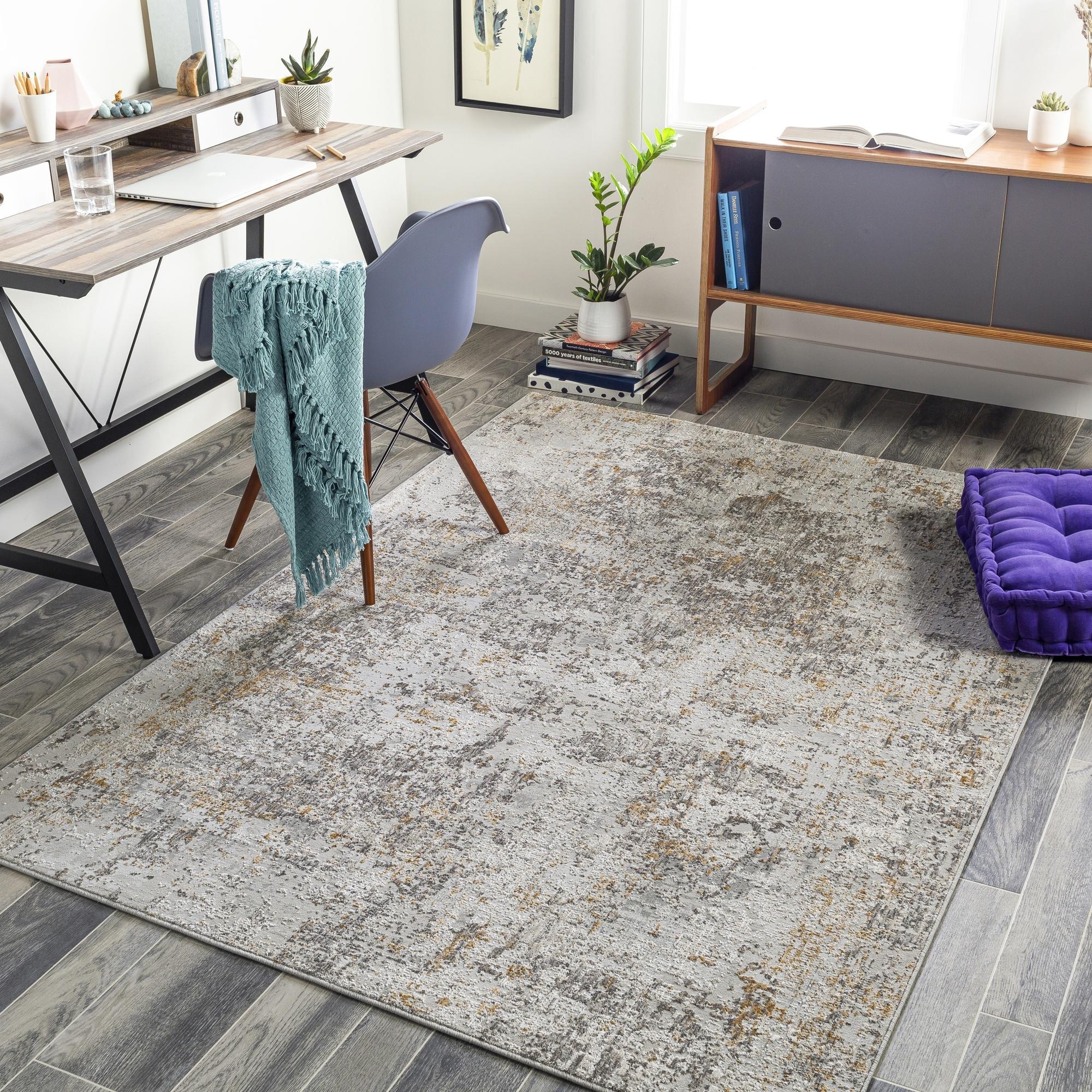 Livabliss Industrial Carmel Abstract Area Rug