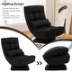 preview thumbnail 26 of 28, Costway 360° Swivel Floor Chair 5-Level Adjustable Lazy Chair w/ - See Details