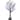 Kurt Adler 2-Foot Purple LED Black Glitter Tabletop Tree