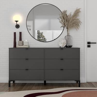 Modern 6-Drawer Dresser