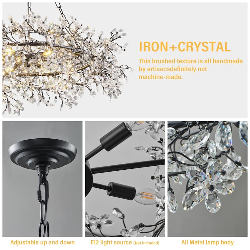 KAYLA D800/D1000/L1300 Tree Branch Chandelier Dining Pendant - Copper Color