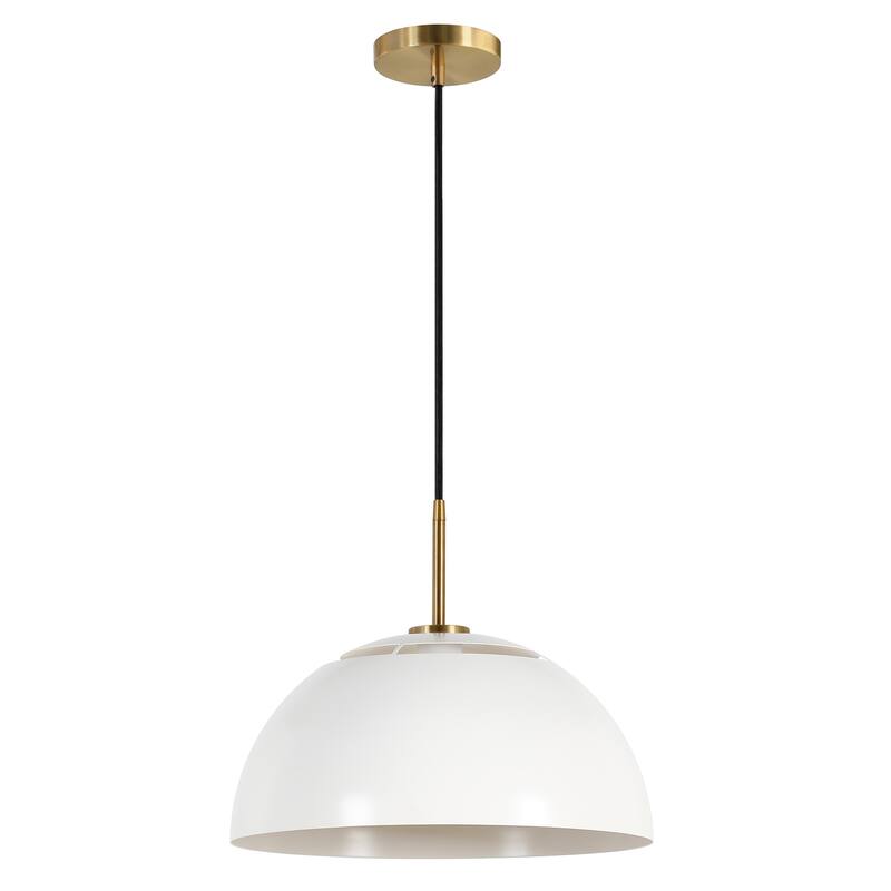 Jordyn 16" Wide Pendant with Metal Shade