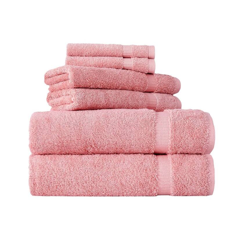Luxury Turkish Villa Collection Bathroom Towel - Quick Dry Bath Towel Set (Set of 6)
