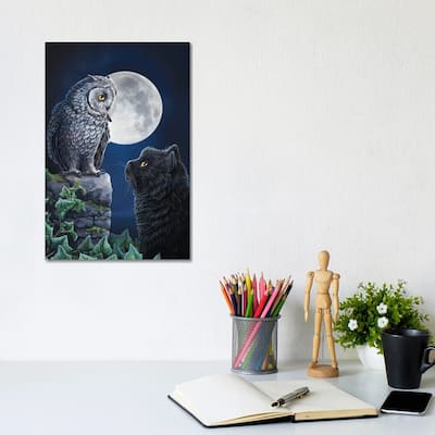 iCanvas "Purrfect Wisdom" by Lisa Parker Canvas Print