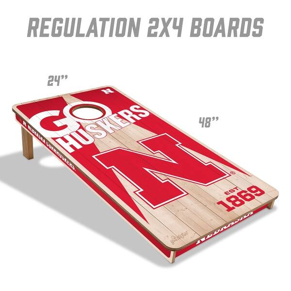 Nebraska Cornhuskers NCAA 2x4 Cornhole Board Set